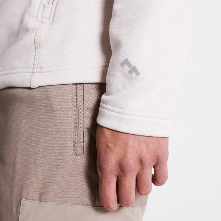 Functional hoodie "Vasared" Chalk White